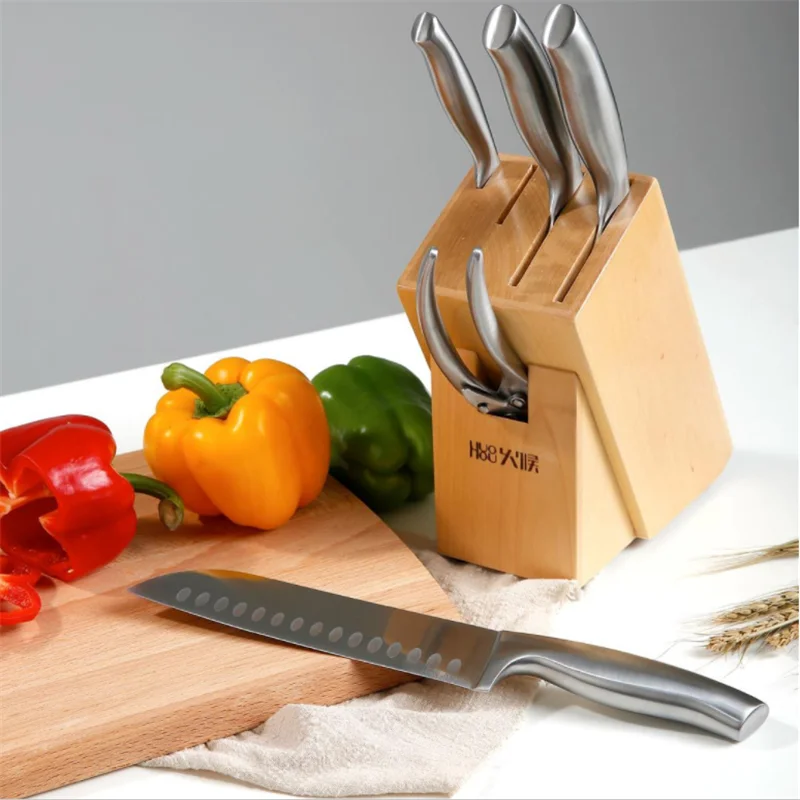 Original Xiaomi HuoHou Kitchen Knife Set 6 Pieces set Extreme Long-lasting Sharp Kitchen Knife Set