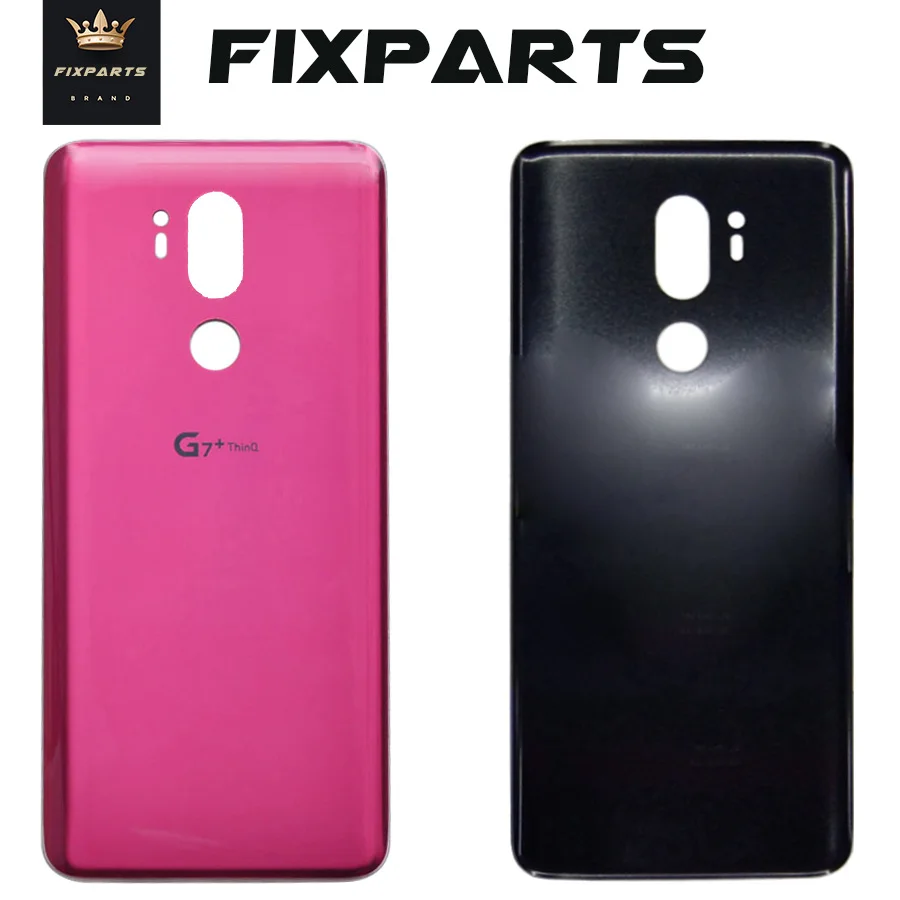 Стекло Батарея крышка для LG G7 ThinQ G7+ G710 G710EM сзади Корпус задний Чехол с клей Запасная часть для LG G7 подходит G7 один