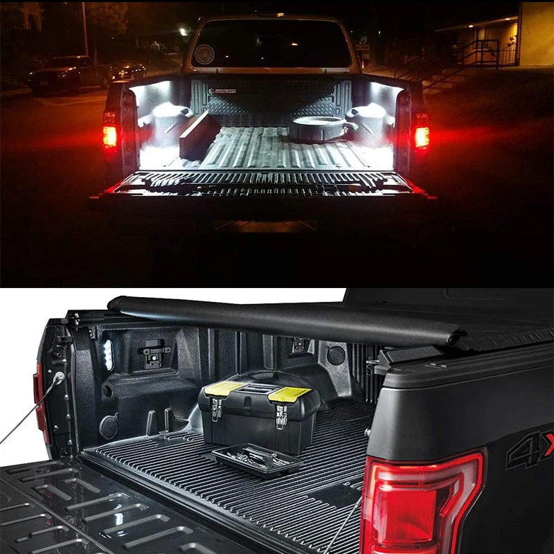 iJDM Direct Fit LED Truck Bed Light Assembly Compatible For Ford 2015-up F150 2017-up Raptor or F250 F350 Super Duty Cargo area |