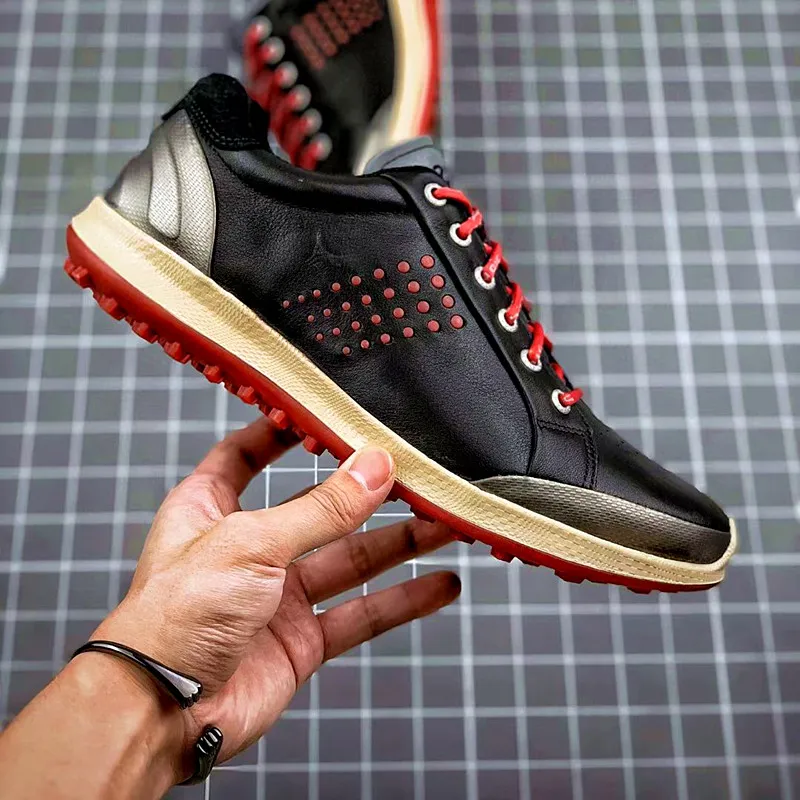 Новинка брендовая мужская обувь для гольфа кожаные профессиональные спортивные