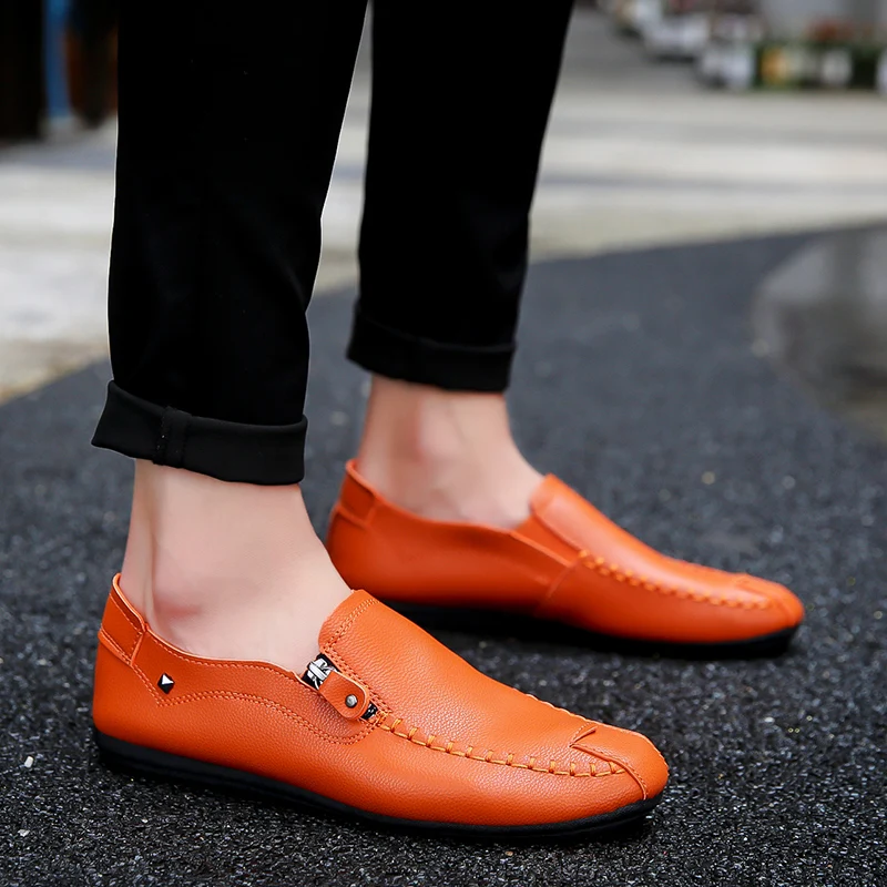 Весенняя мужская повседневная обувь; zapatos de hombre; Новинка; Высококачественная классическая мужская обувь на плоской подошве для вождения; Мужская обувь; кроссовки; лоферы