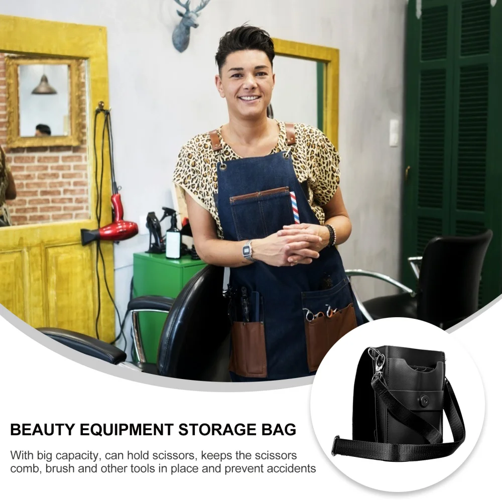 

Scissors Pouch Cowhide Salon Barber Home Hairdressing Scissors Holster Bag