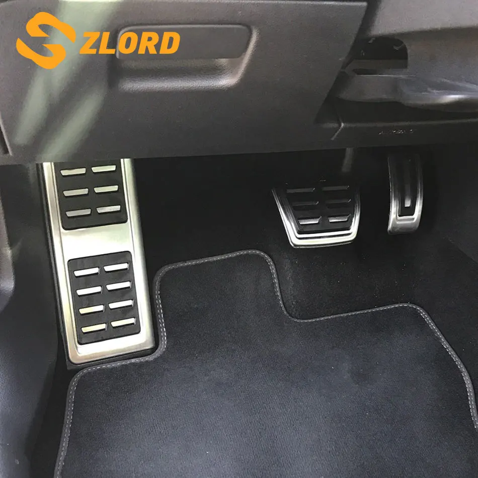 Автомобильная спортивная крышка педали тормоза Zlord для Seat Leon 5F MK3 запчасти Skoda Octavia
