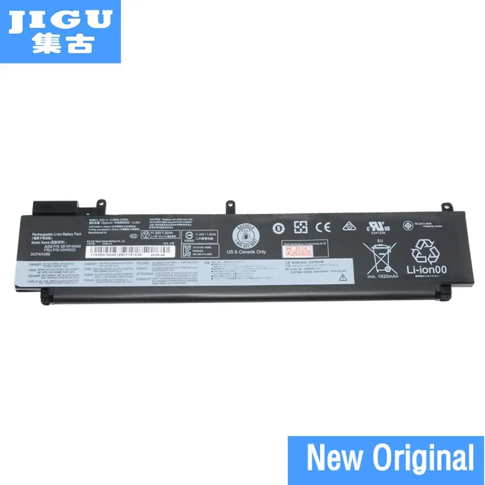 

JIGU ORIGNAL laptop battery 00HW022 00HW023 00HW036 SB1046F46461 SB10F46460 SB10F46474 FOR LENOVO for thinkpad T460s