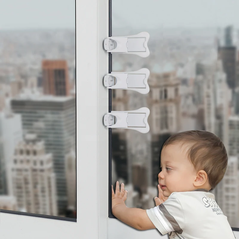 

Window lock Sliding Sash Stopper Cabinet Locks Baby Child Safety Sliding Door Window Wardrobe Locks baby protection