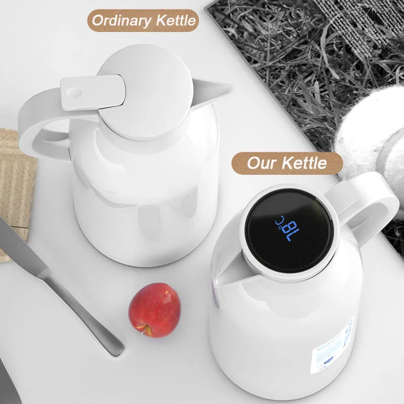 Термос из нержавеющей стали большой емкости 1/1 6 л умный сенсорный цифровой