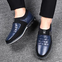 2020 big plus size 38 48 leather men shoes fashion loafers breathable casual slip on business wedding dress shoes male shoes