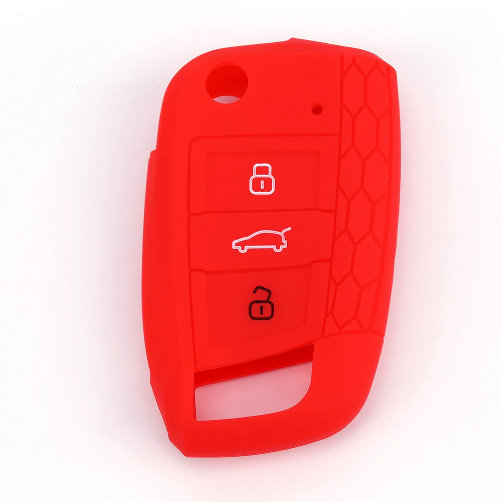 

RYHX Hot Good Quality Promotion Gifts Wholesale Waterproof Durable Soft Remote Key Protective Case Silicone Car Key Cover