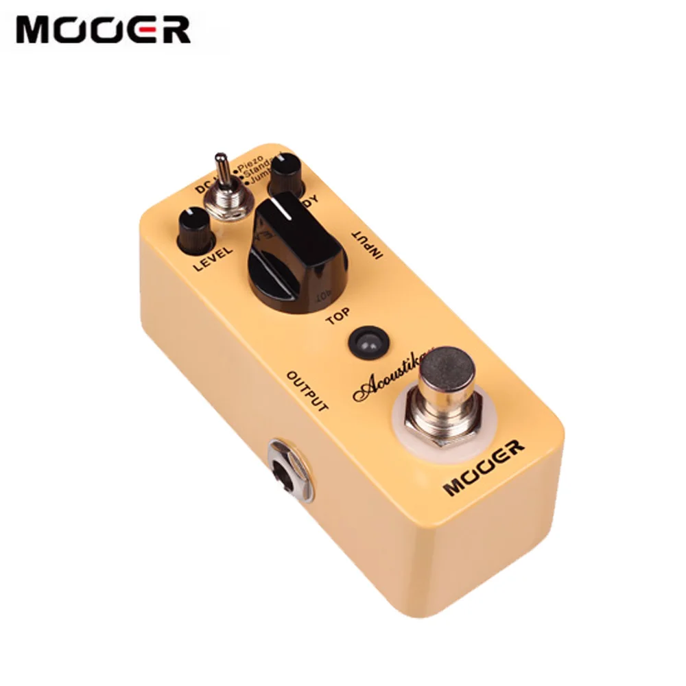 MOOER Acoustikar Акустическая гитара симулятор эффект педаль настоящий Обход с 3