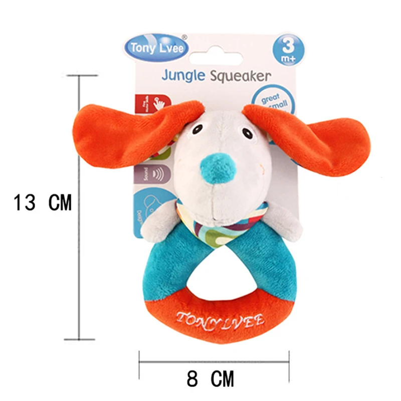 Симпатичные Детские игрушки детская кроватка с животными/автомобиль/погремушки