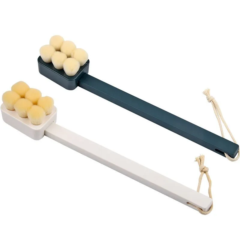 

Bath supplies Bathing brush Long-handled Bathing brush soft-bristled bathing towel Adult back wiper Scrubbing artifact