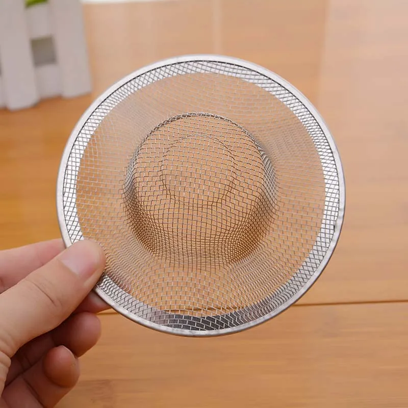 

Stainless Steel Drain Hair Catcher, Kitchen Sink Strainer Bathroom Shower Sink Stopper Drain Cover Hair Trap Filter for Kitchen