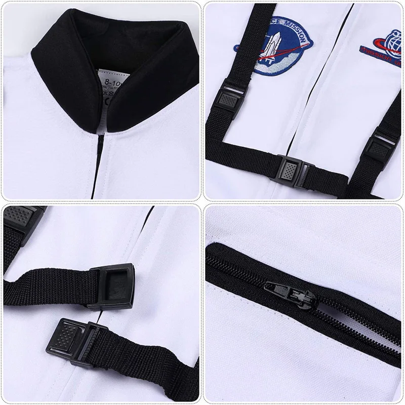 Костюм астронавта для детей высокого качества, форма космонавта, на карнавал, Рождество, Хэллоуин для косплея.