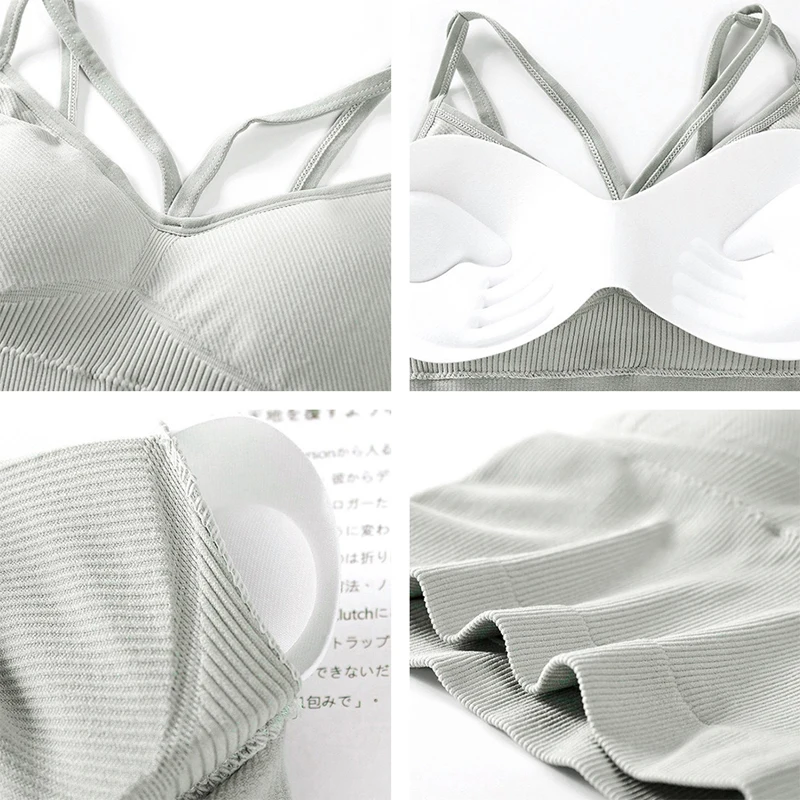 Женское сексуальное нижнее белье однотонный бюстгальтер без косточек жилет