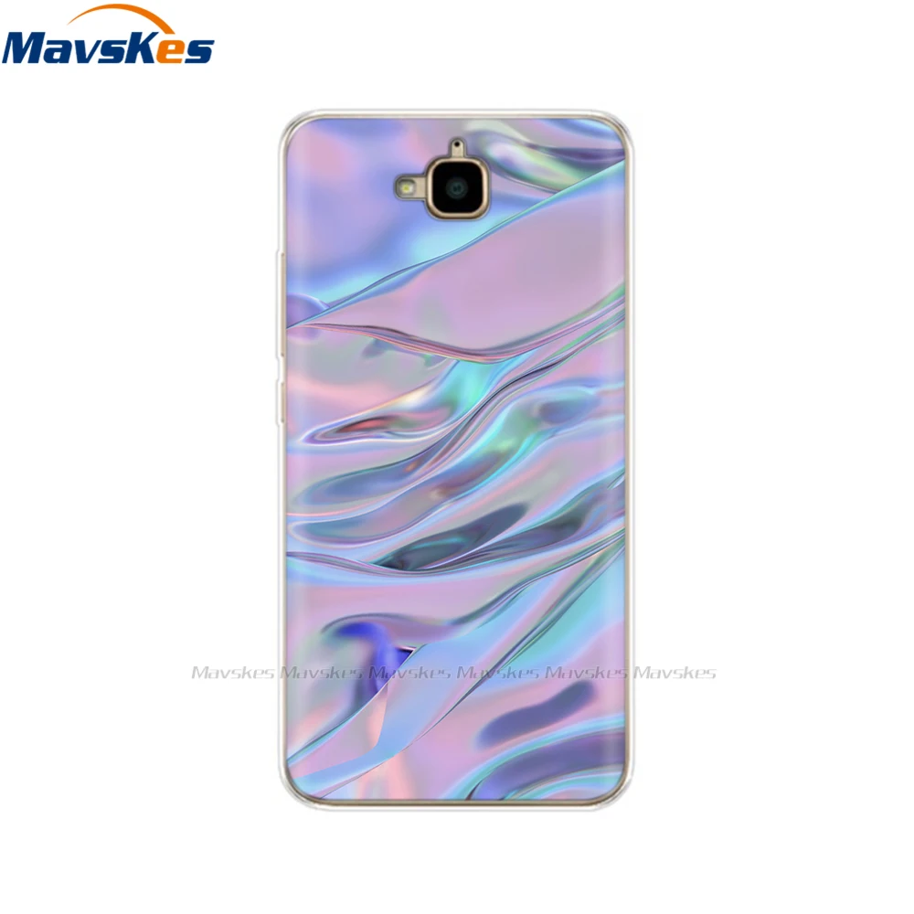 Силиконовый чехол для Huawei Honor 4C Pro мягкий из ТПУ задней панели телефона Y6 2015 с