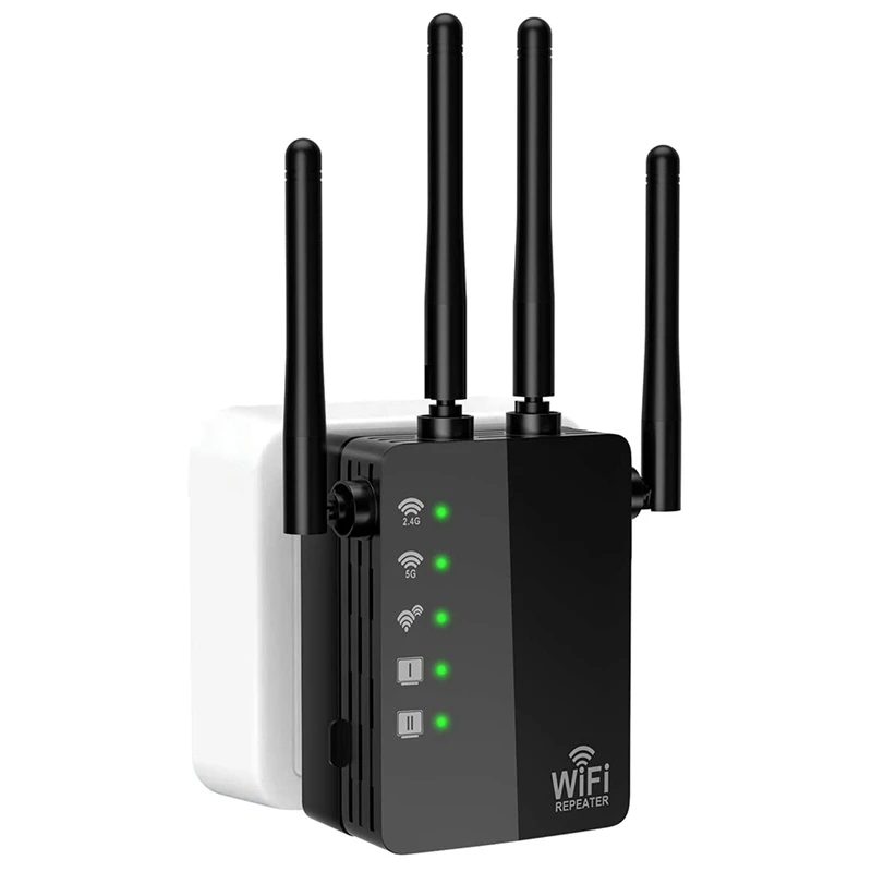 

WiFi-удлинитель, 1200 Мбит/с, 2,4/5 ГГц