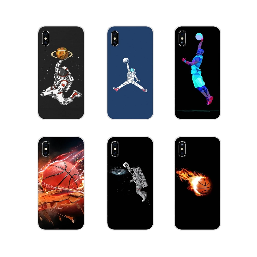 Баскетбольная площадка Dunk fire на заказ для Samsung Galaxy A3 A5 A7 A9 A8 Star A6 Plus 2018 2015 2016 2017 TPU
