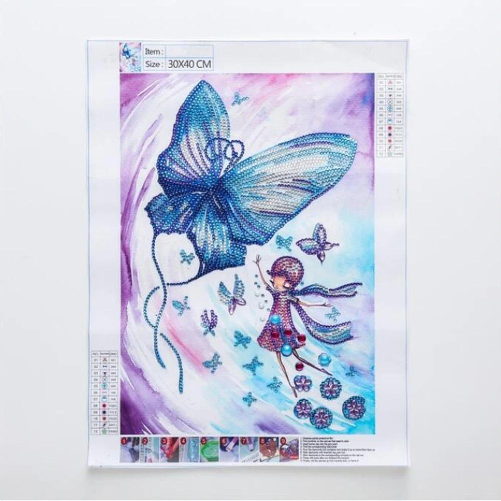 

DIY 5D Бриллиантовая фотография, девушка с бабочками, полная картина Стразы с бриллиантами