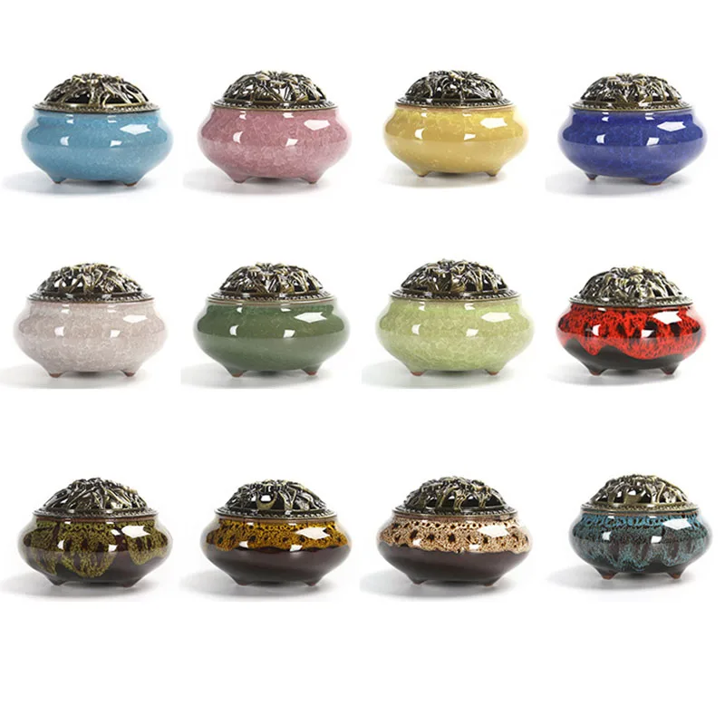 1 шт. керамические мини-конфорки для благовоний креативный фарфоровый держатель