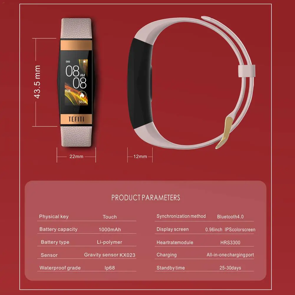 Умный браслет с цветным экраном водонепроницаемые Модные мужские и женские