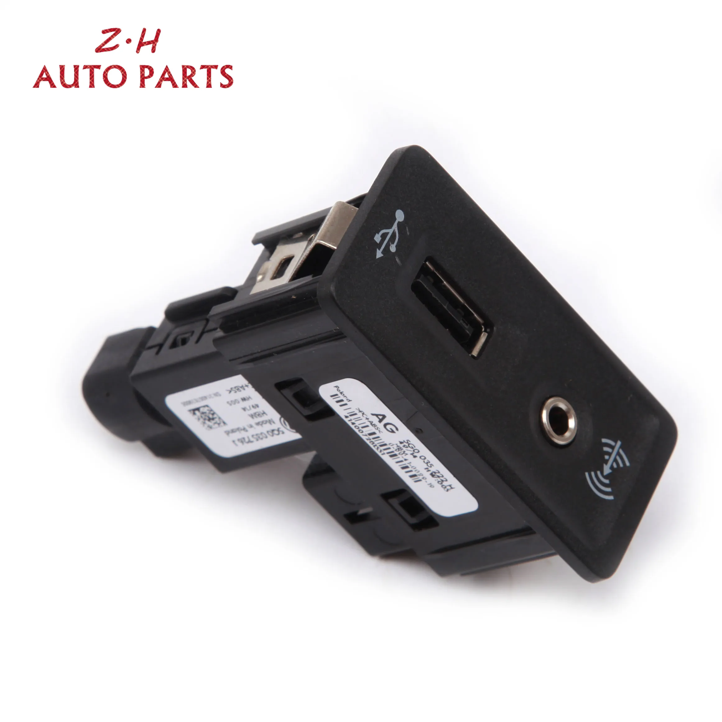 5Q0 035 726 J 5G0035222F USB AUX IN порт в комплекте подключения CarPlay MDI AMI установочный разъем