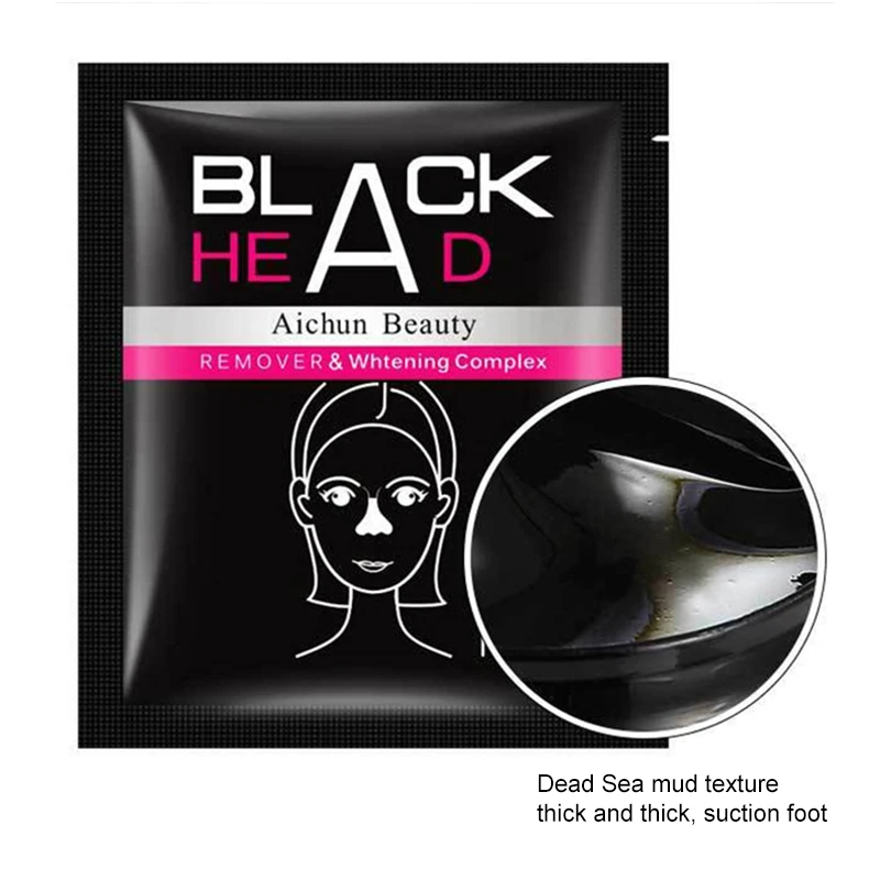 

Hot Professional Charcoal Black Mud Oil-control Astringent Pore Blackhead Acne Stickers Face Clean Cosmetic Makeup Tools TSLM1