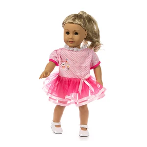 Одежда для кукол 18 дюймов-мой маленький ребенок милые аксессуары для кукол 18 дюймовLifeGeneration-модное американское игрушечное платье 43 см, подходит для подарка девочке