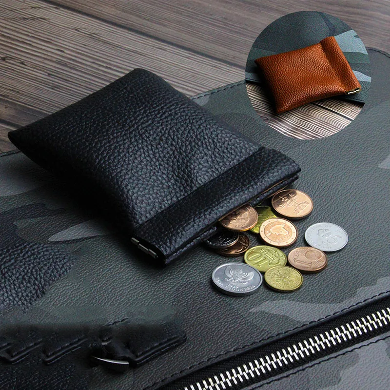 

Women PU Leather Coin Purse Mini Pouch Grils Money Bag Organizer Card Keys Case Unisex Travel Wallet 8x10CM