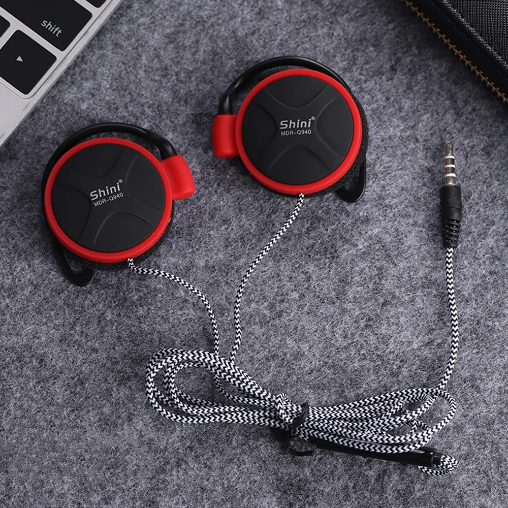 

5pcs/lot Headset Earhook Headphone3.5mm Stereo Headphone For MP3 Mp4 Mobile Phone Ear Hook Type Universal