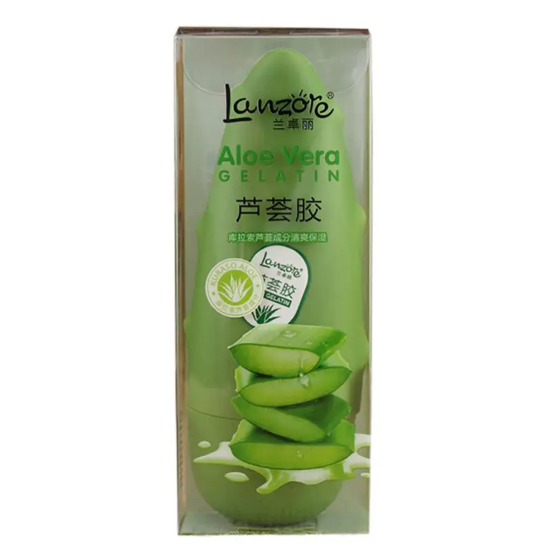 100% чистый натуральный алоэ вера гелевая маска для увлажняющее восстановление