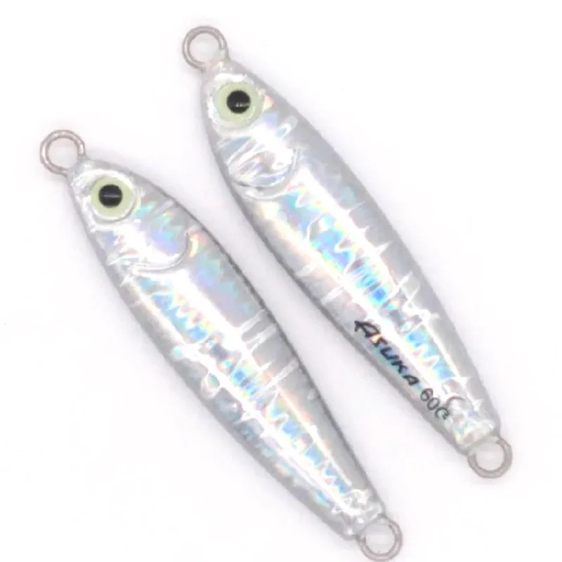 

Рыболовная приманка Ufishing Silver Pesca 40 г 60 г, приманка для ловли на море, 1 шт./лот, Металлические Блесны