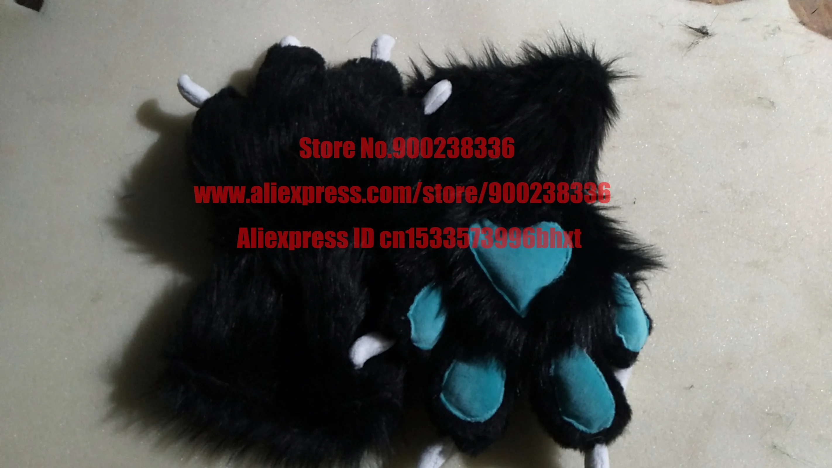 2 шт. плюшевые перчатки унисекс в виде котят