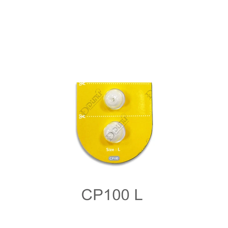 Наушники-вкладыши DUNU SpinFit CP100 CP800 CP220(M1/M2) CP230 CP240, патентованный силиконовый наушник, 1 пара(2 шт - Цвет: CP100 L (1pair)