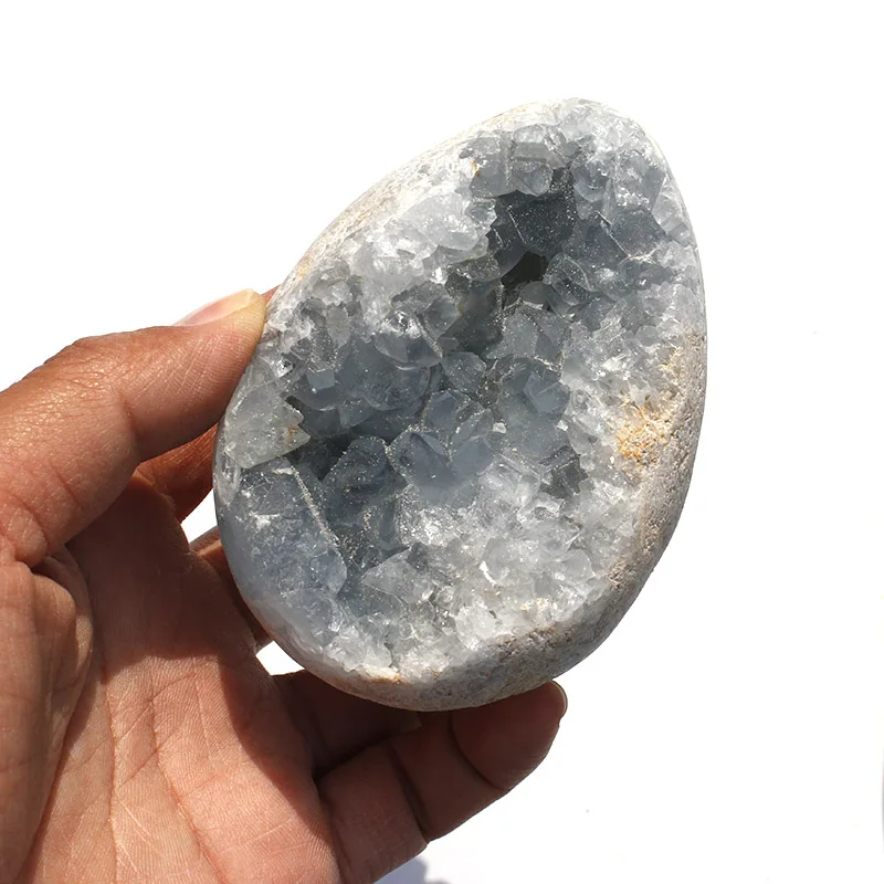

Натуральный кристаллический геод фэн-шуй Celestite для украшения, 1 кг