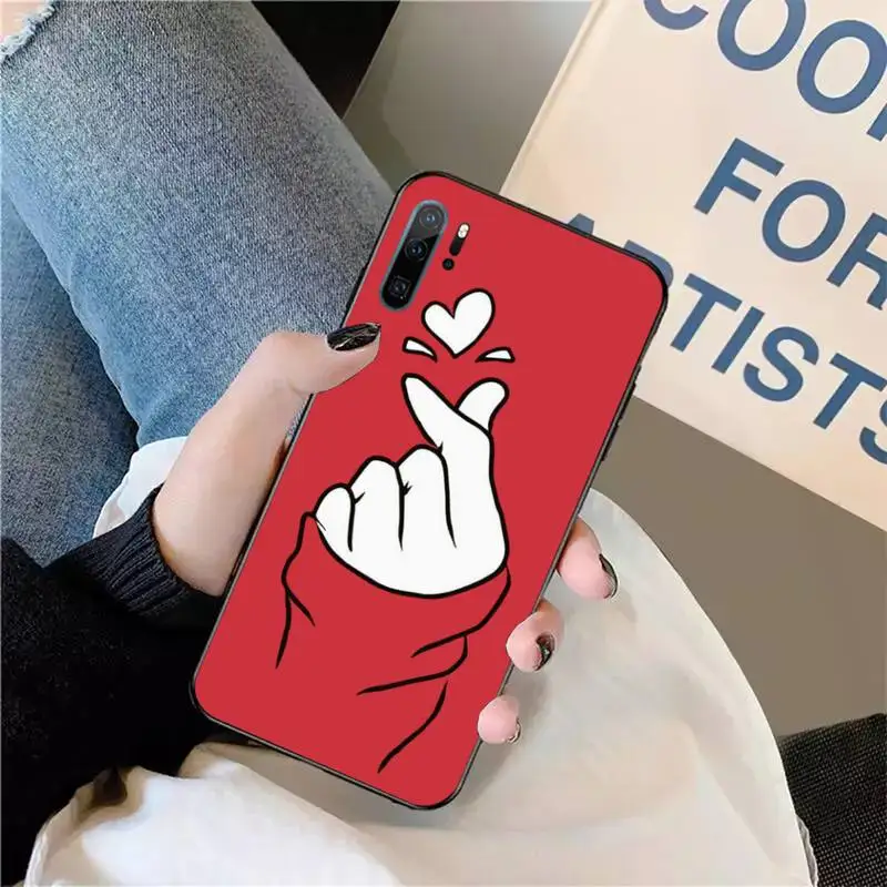 

Colorful Love Heart Phone Case For Huawei honor Mate P 9 10 20 30 40 Pro 10i 7 8 a x Lite nova 5t