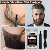 mustache growth repair professional men beard growth pen filler mens face sideburn enhancer whiskers face nutrition drawing kit