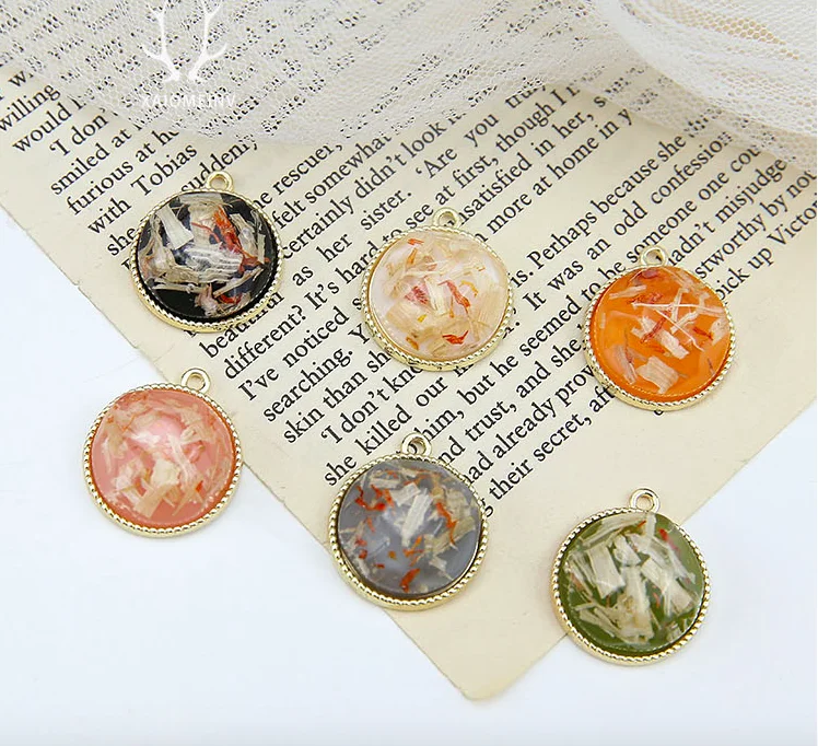 20 шт. 22 мм уксусная кислота материал круглая форма очаровательные бусины из смолы