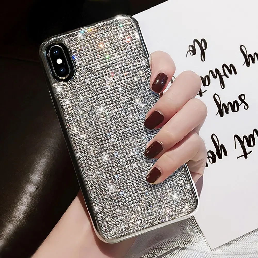 LLZ. COQUE блестящие стразы чехол для iphone 11 Pro Max X XR XS MAX чехол с кристаллами для iphone 8 7 Plus 6 6s Мягкий ТПУ чехол