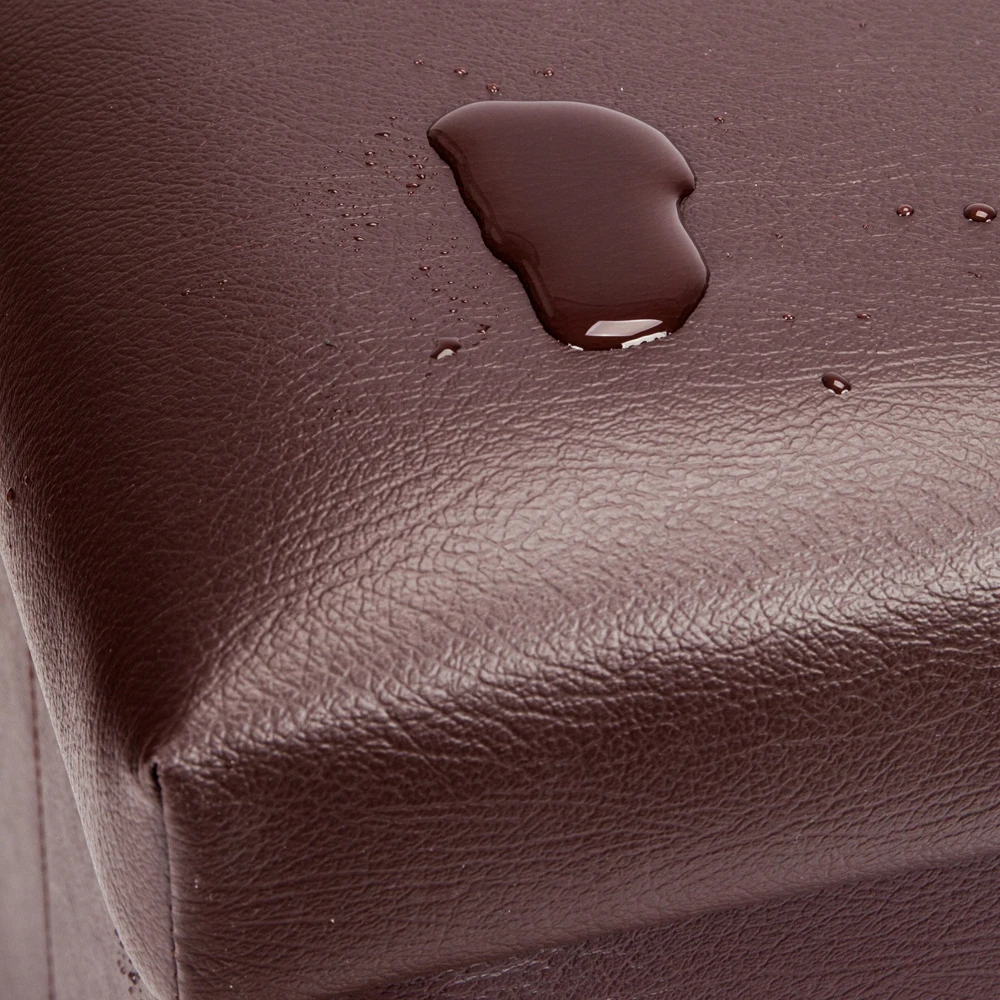 

Foldable Faux Leather Storage Ottoman Square Cube Foot Rest Stool/Seat -15 x 15"