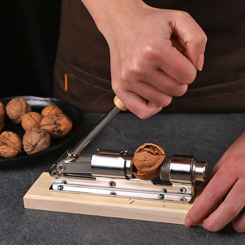 

Nutcracker Crack almond Plier Nut Hazelnut Hazel Pecan Heavy duty Walnut Cracker Filbert Machine Sheller Kitchen Clamp Clip Tool