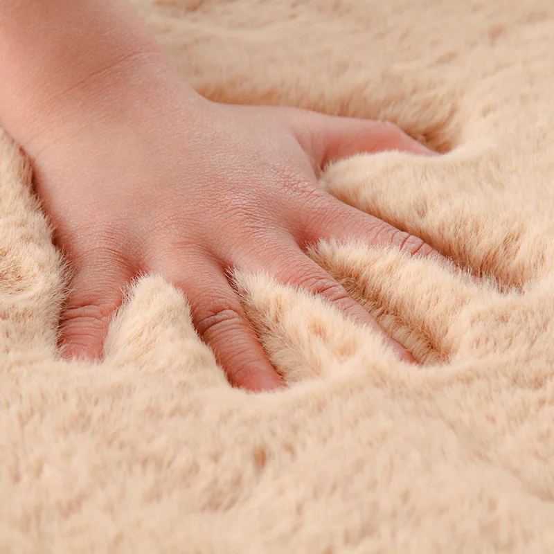 Современная гостиная спальня пушистый Детский скандинавский ковер кровать