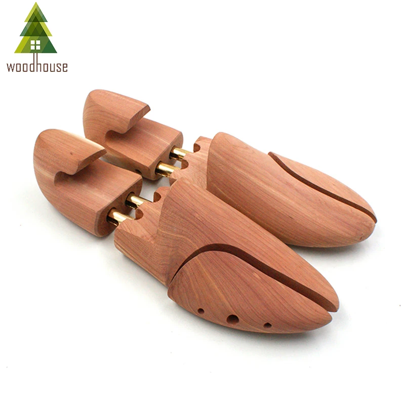 Мужская и женская обувь WoodHouse дерева двойная туба регулируемое дерево для обуви