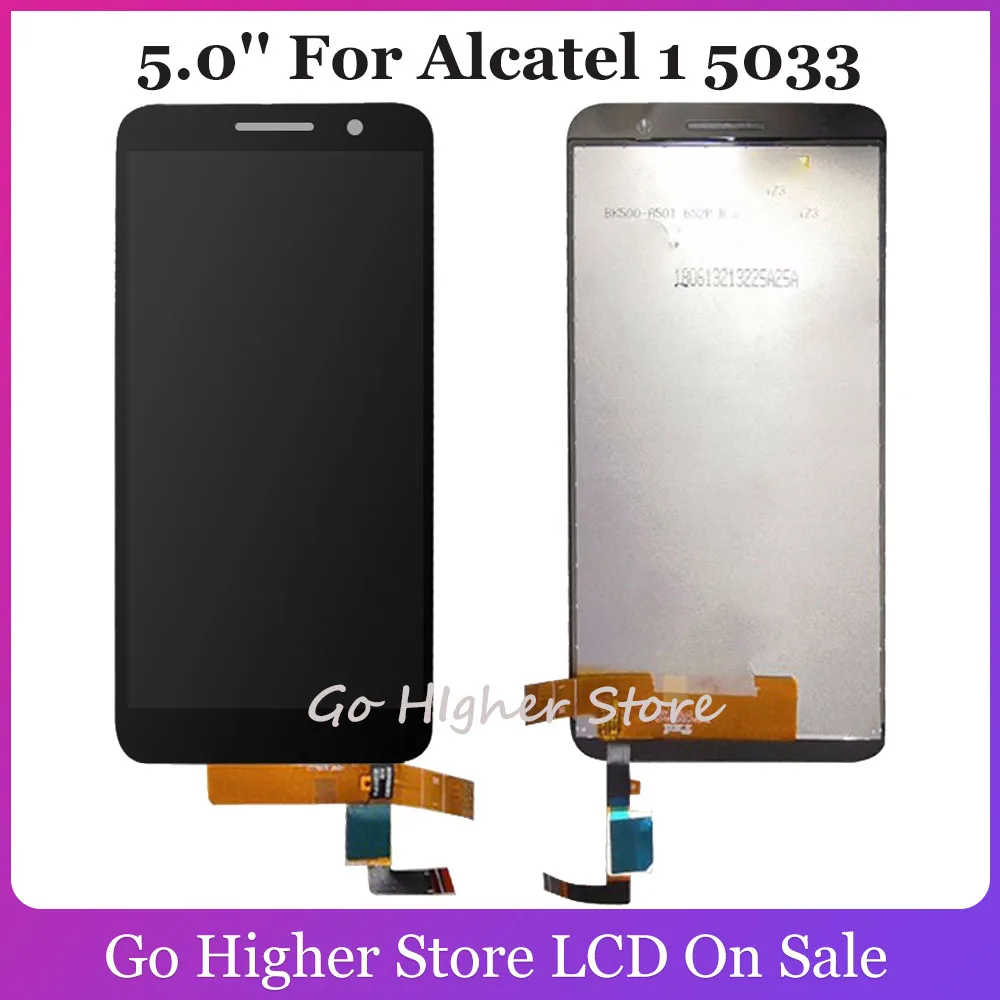 100% тестирование 5 0 ''для Alcatel Работает с любым оператором 1 5033 ЖК-дисплей