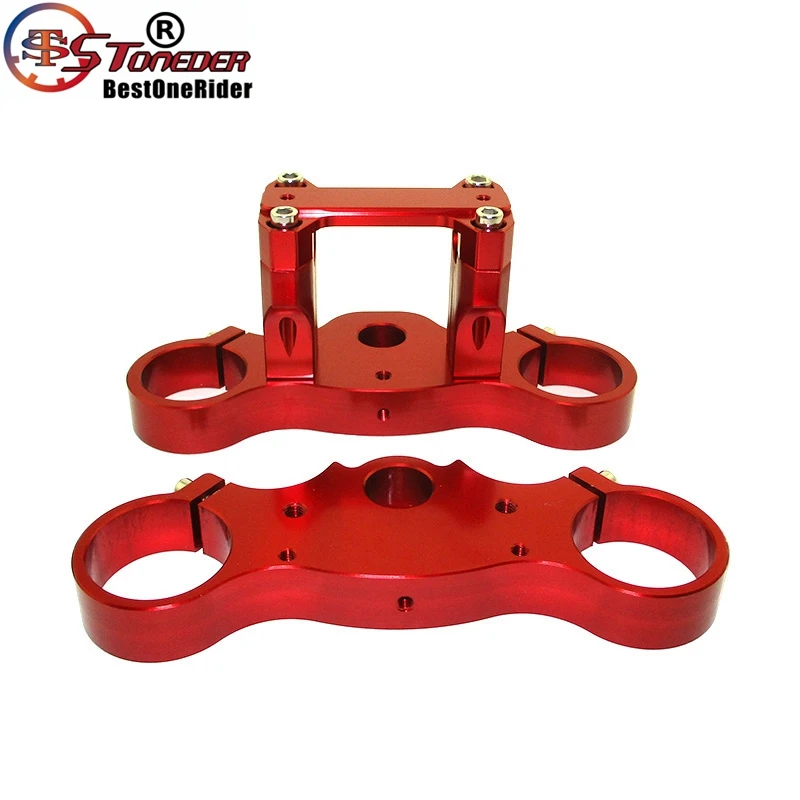 STONEDER CNC алюминиевый 45/48-22 мм тройной хомут набор для питбайк