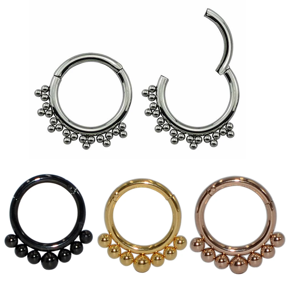 2 шт. кольцо из хирургической стали 316L для пирсинга 16 г