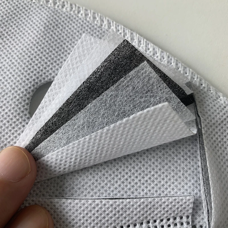 5 слоев нетканые маска для лица фильтр Велоспорт велосипед Маска защиты от