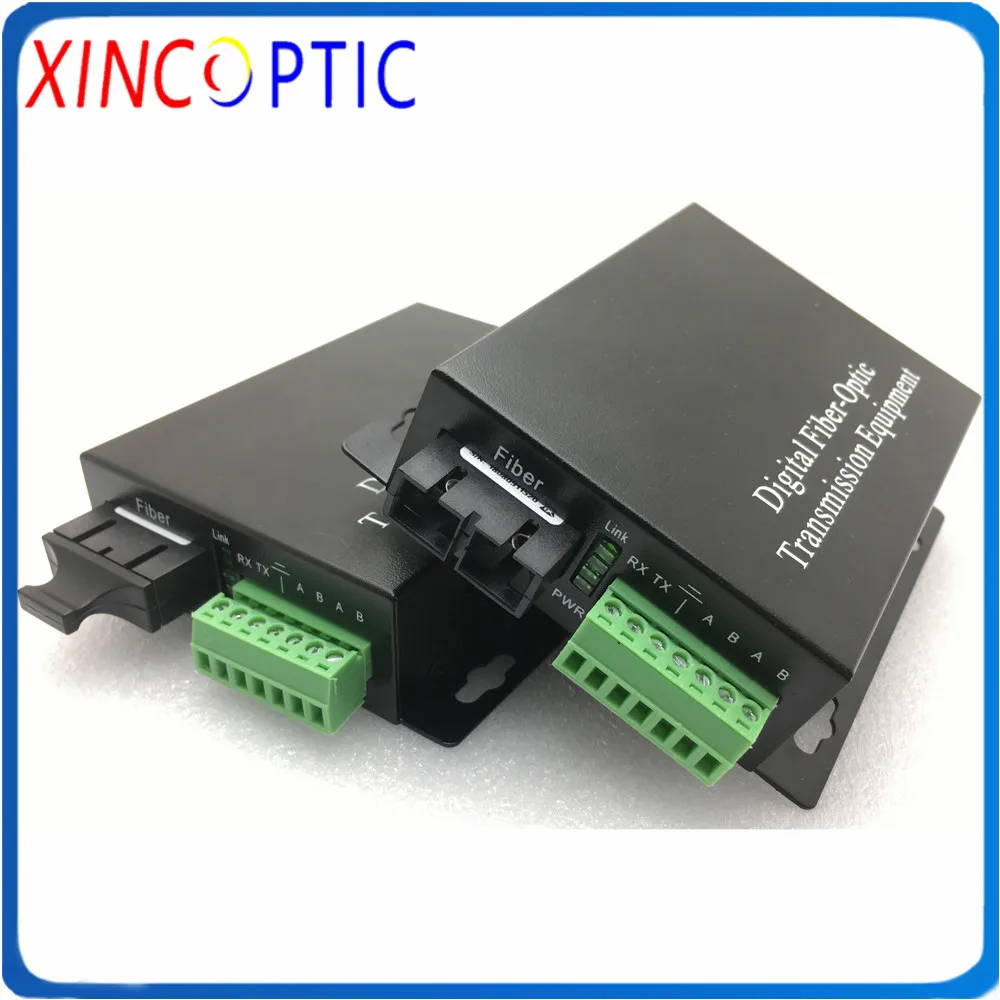 RS485/422/232 FC медиаконвертер RS232/RS422/RS485 к оптоволоконному модему RS-232/422/485 серийный SX SM