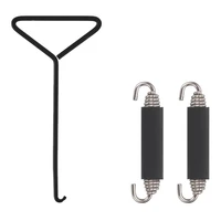 universal motorcycle spring hooks stainless steel t handle exhaust stand puller tools motocross motorbike installing removing ac