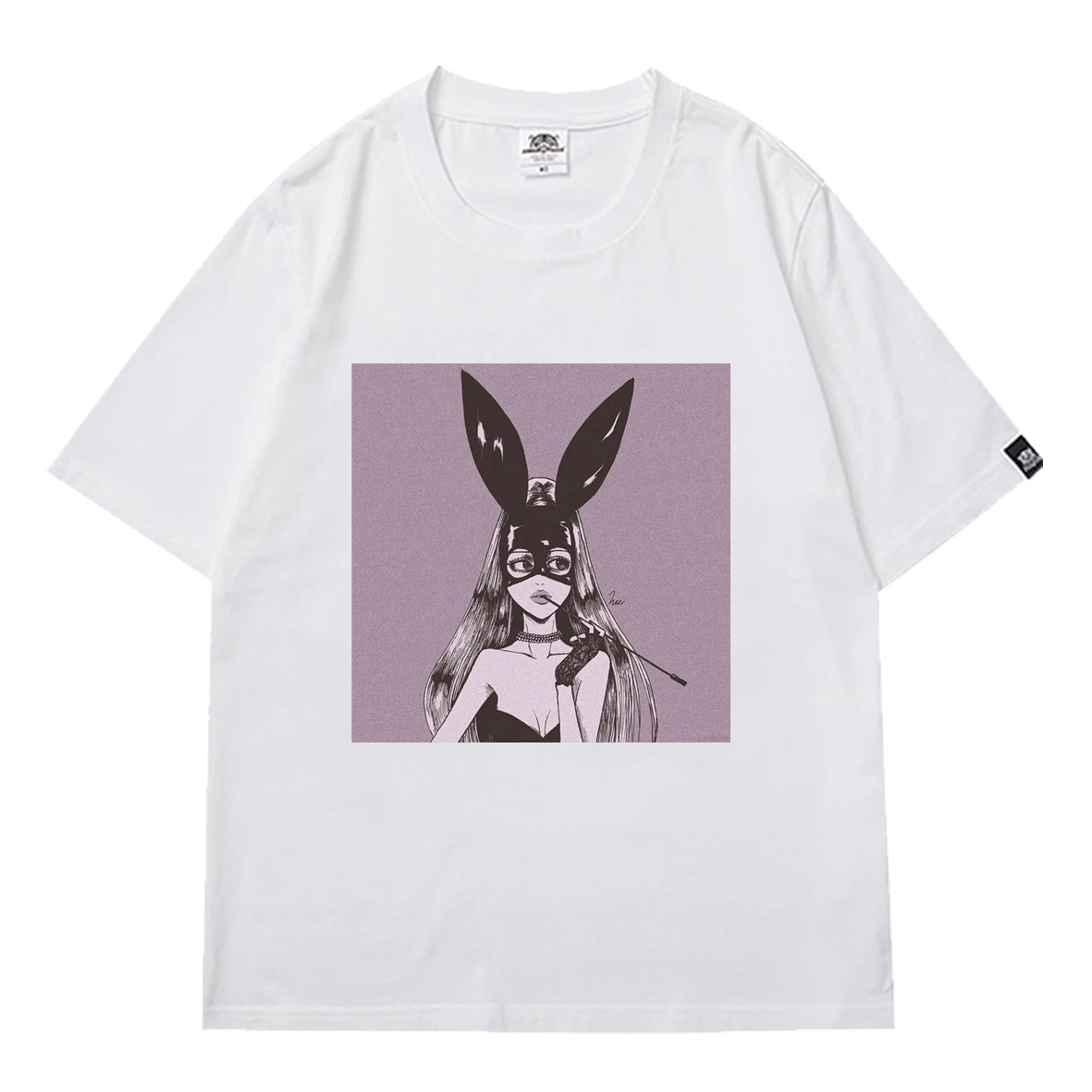 

Summer 2021 Cool Street Men Oversized T-shirt Male Casual Boys Anime Cartoon Character Mens Short Sleeve T-shirts O-neck Tops