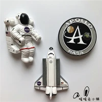 american astronaut space spaceship resin refrigerator magnet